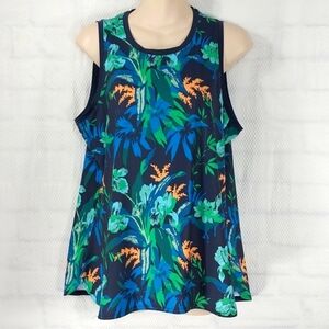 🔵BOGO FREE🔵 Columbia Sports Top Sleeveless Tropical Print Sz L